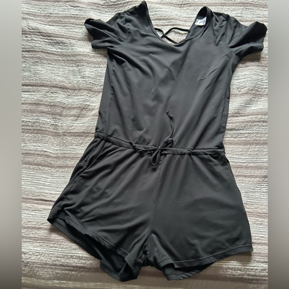 Strappy black Senita romper medium women’s